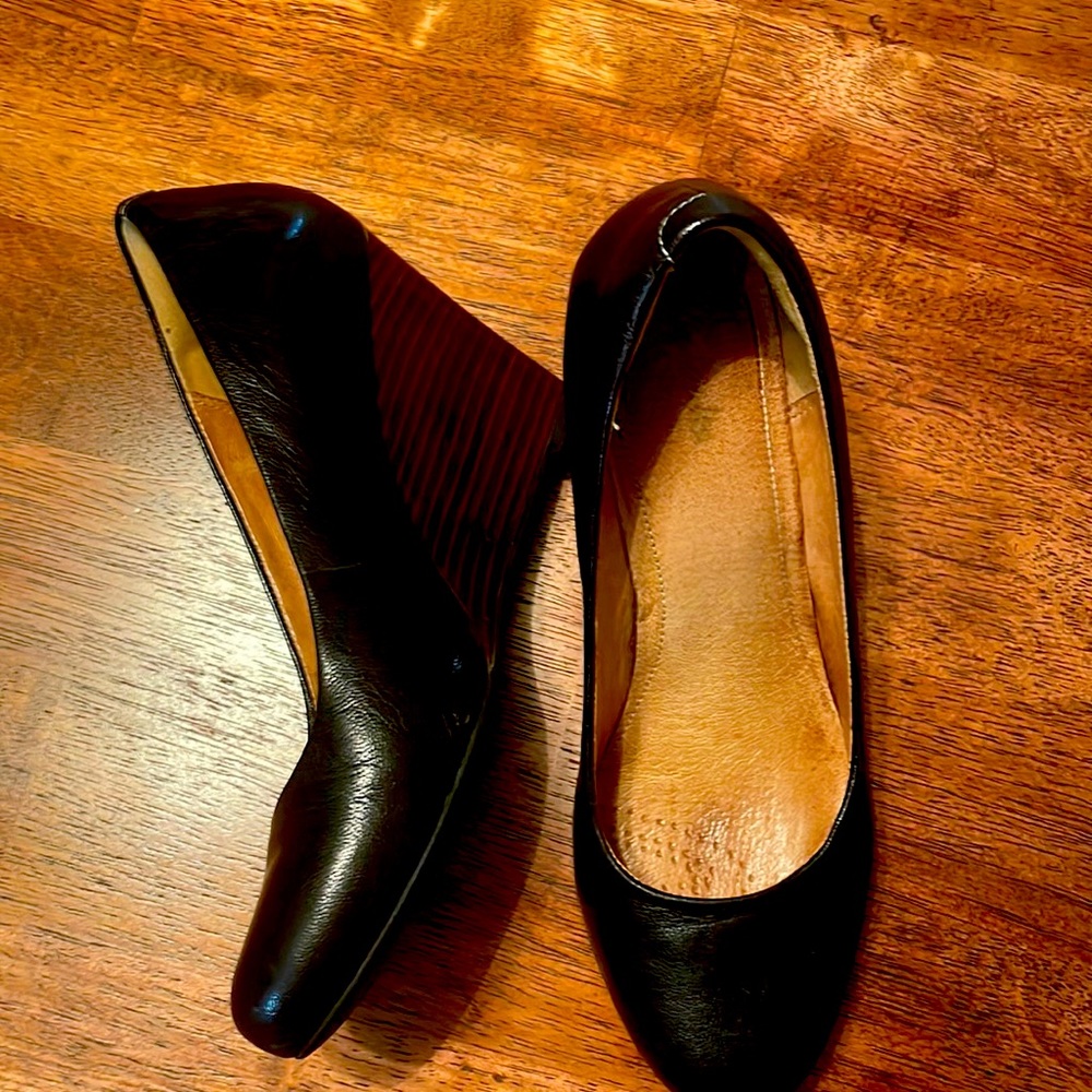Clarks wedge heels